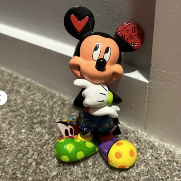 Disney romeo britto mickey figure - Picture 1 of 4